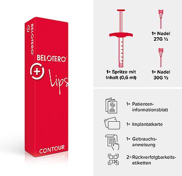 Belotero®  Lips Contour (mit Lidocain) 0,6 ml