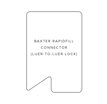 Baxter RAPIDFILL Connector (Luer-to-Luer Lock) (50 Stk)